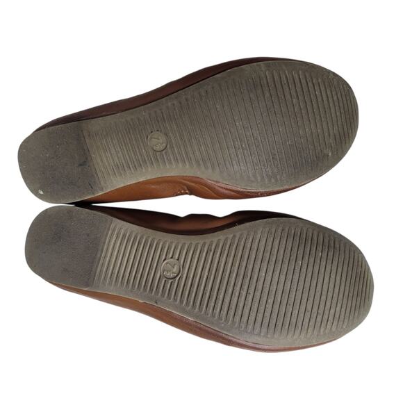🩰 Mossimo Supply Co Brown Faux Leather Ballet Flats Women’s Size 7.5 Normcore - Picture 7 of 9